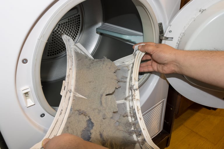 Dryer filter maintenance